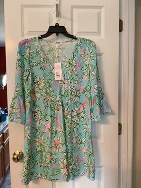 Lilly Pulitzer, NWT Size 10 "Danika" 3/4 Sleeve Dress